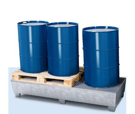 Wanna wychwytowa stalowa na 3 beczki