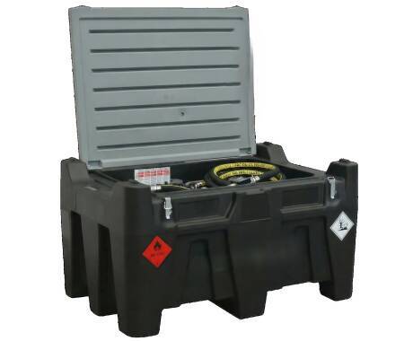 Zbiornik do benzyny 330l z pompą 12V