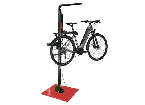 Podnośnik elektryczny stojak do serwisu rowerów