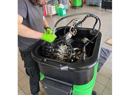  Ciepłowodna mobilna myjka z wanną myjącą EKOWASHER XL - zdjecie nr 3