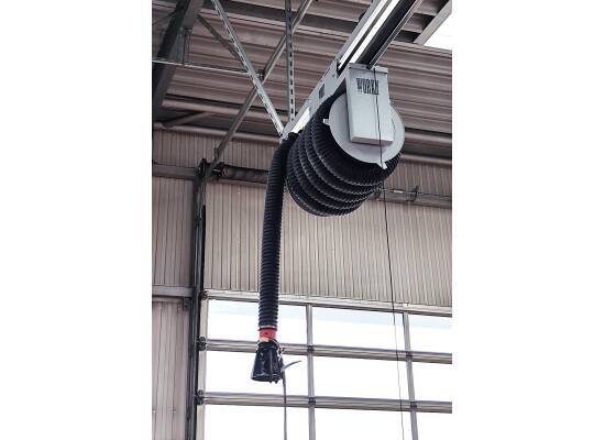 Szynowe odciągi spalin