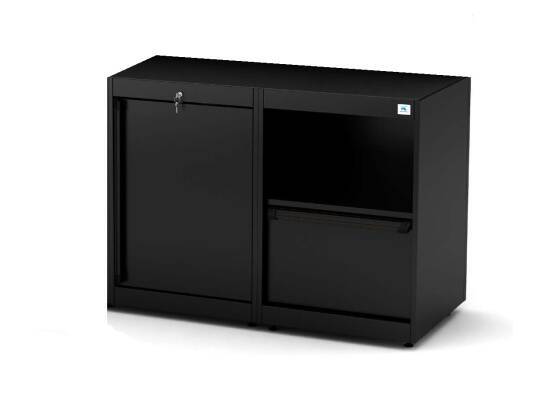Zestaw szafek warsztatowych z modułem separatora odpadów 120 cm