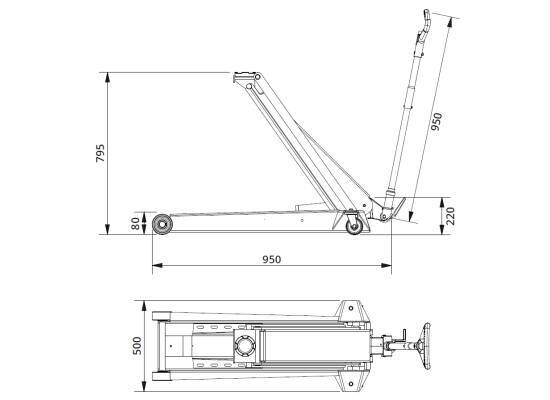 Podnośnik żaba - DK20HLQ 