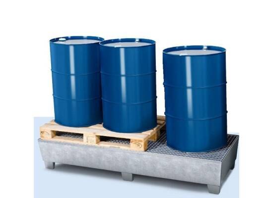 Wanna wychwytowa stalowa na 3 beczki