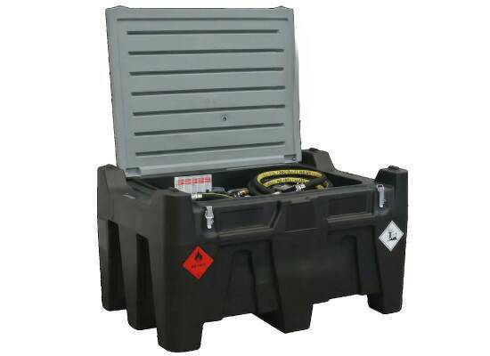 Zbiornik do benzyny 330l z pompą 12V